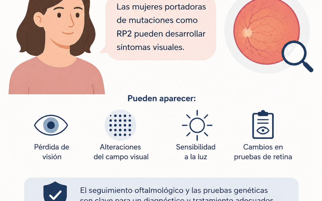 Retinosis Pigmentaria ligada a X: las mujeres portadoras también necesitan seguimiento