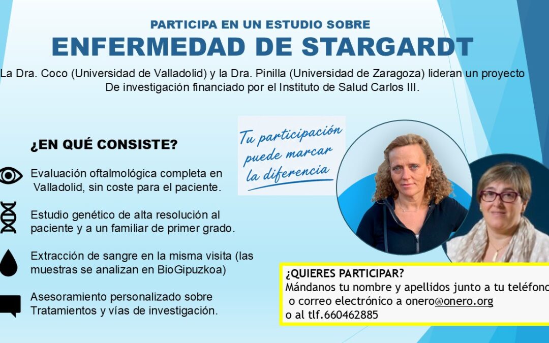 📢 Participa en un estudio sobre la enfermedad de Stargardt